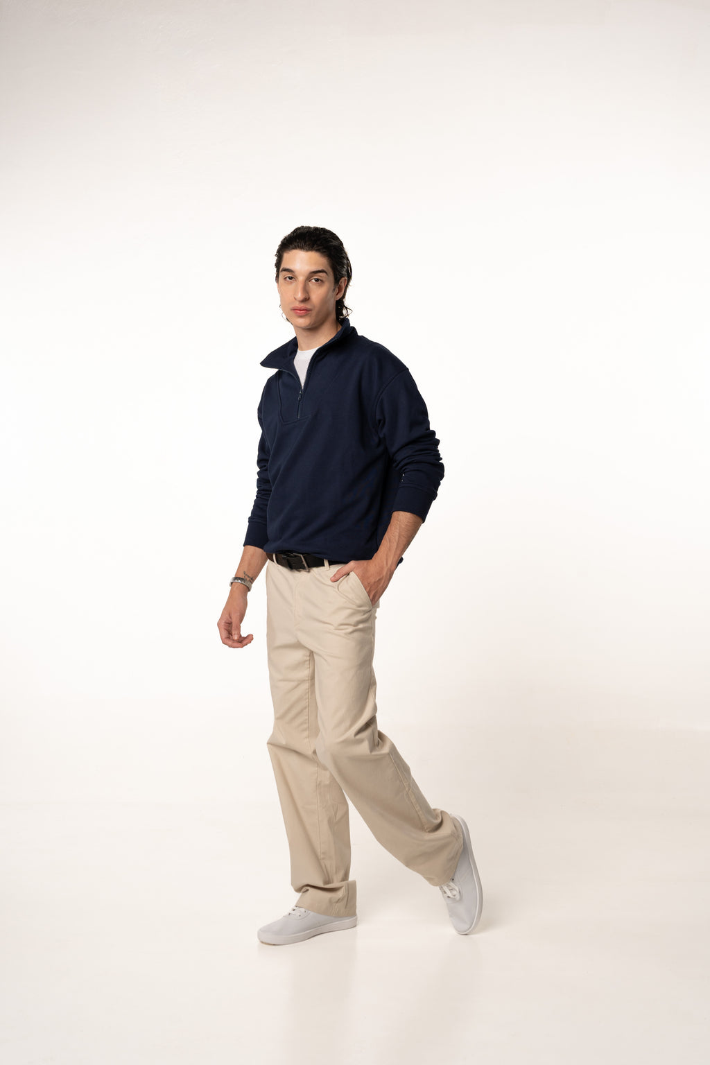 Buzo con cierre Azul Marino – Lerda & David