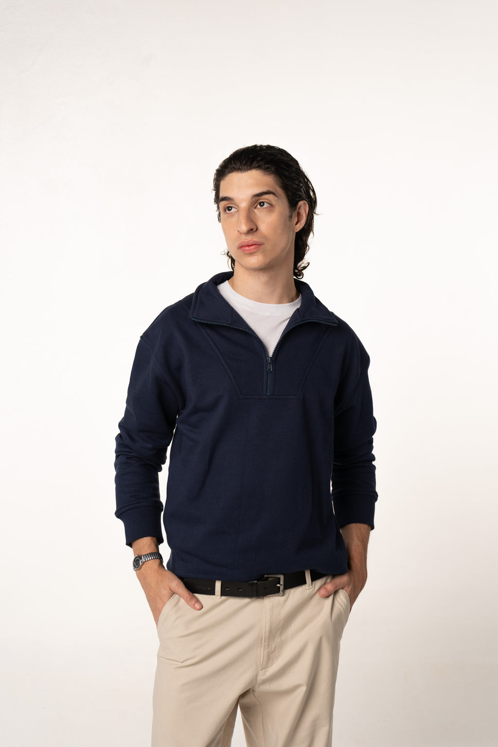 Buzo con cierre Azul Marino – Lerda & David