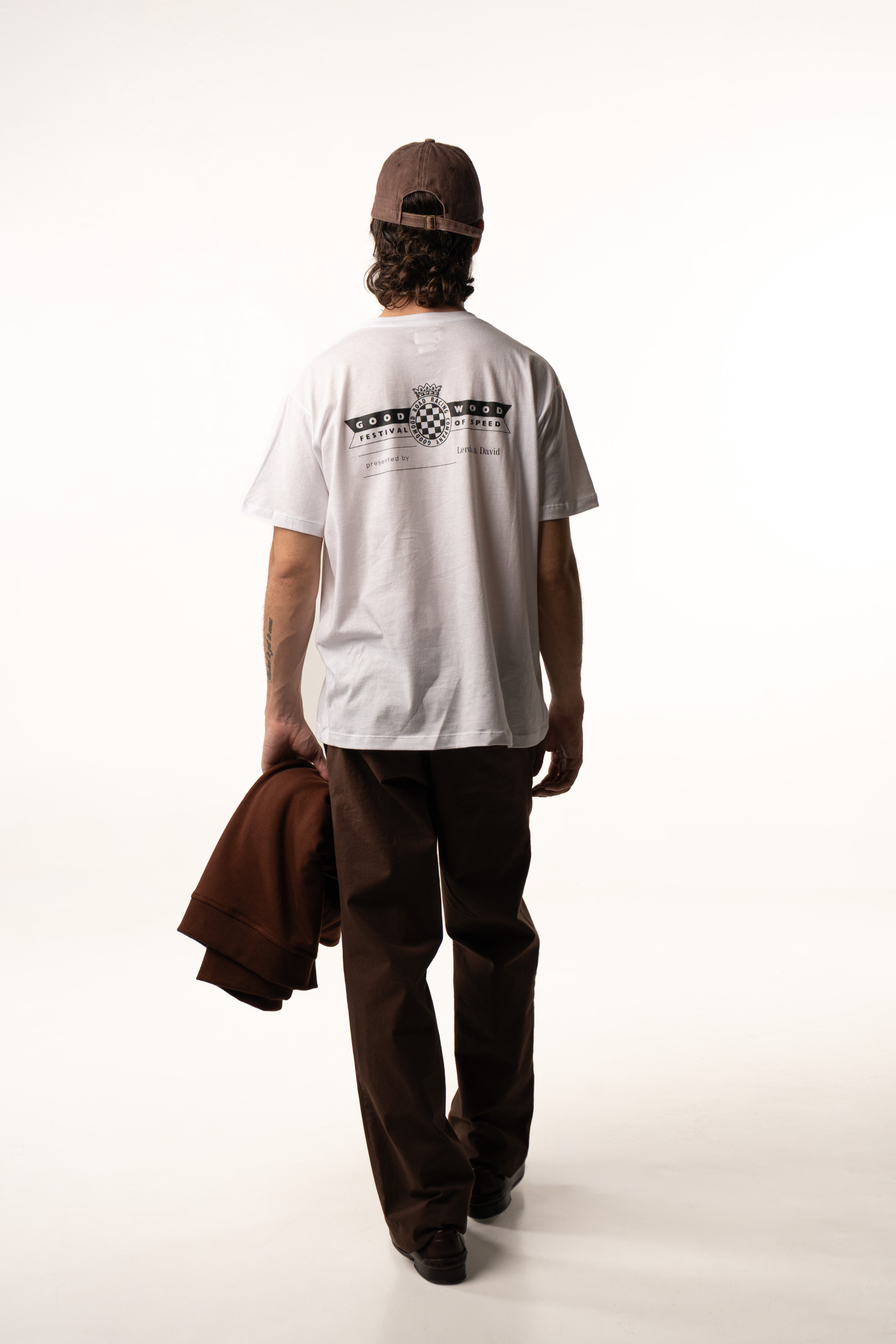 Pantalón Chino de Gabardina – Chocolate