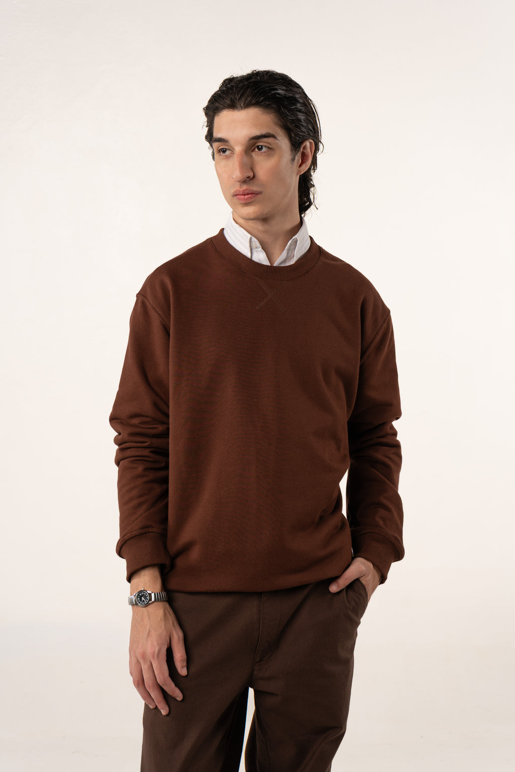 Buzo Crewneck Chocolate – Lerda & David