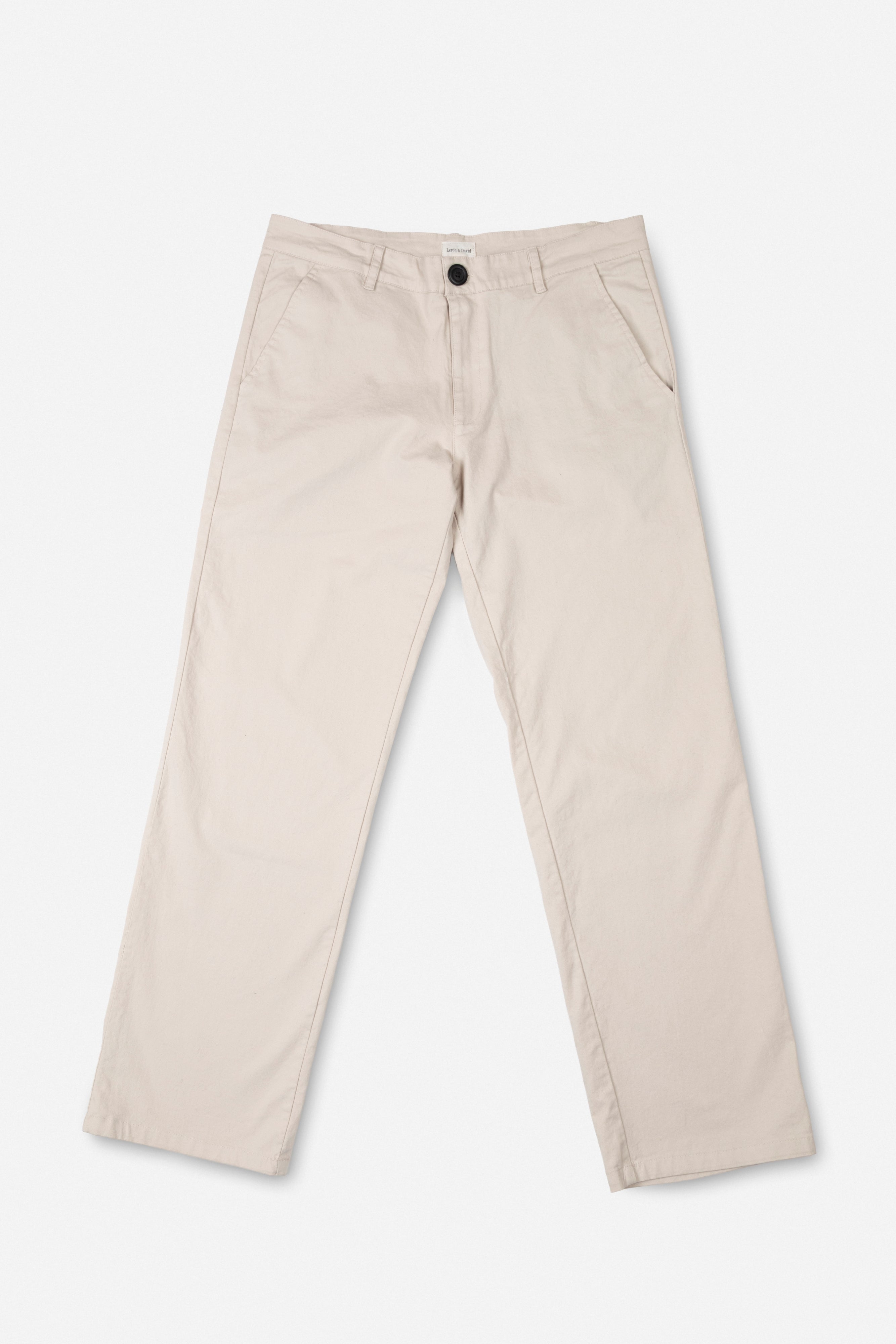 Pantalón Chino de Gabardina – Crudo