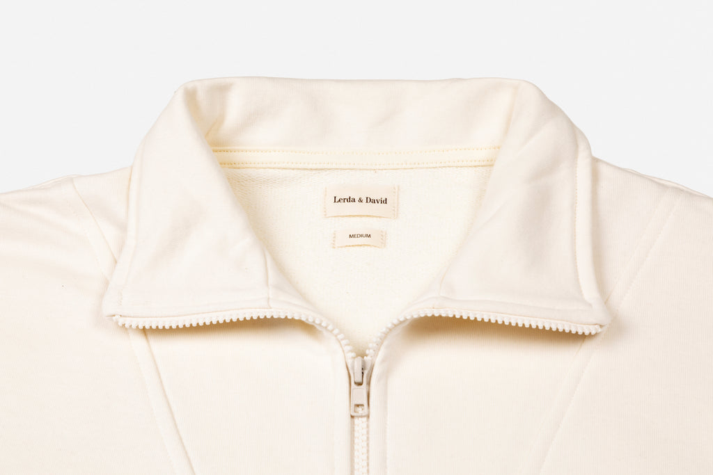 Buzo con cierre Crudo – Lerda & David
