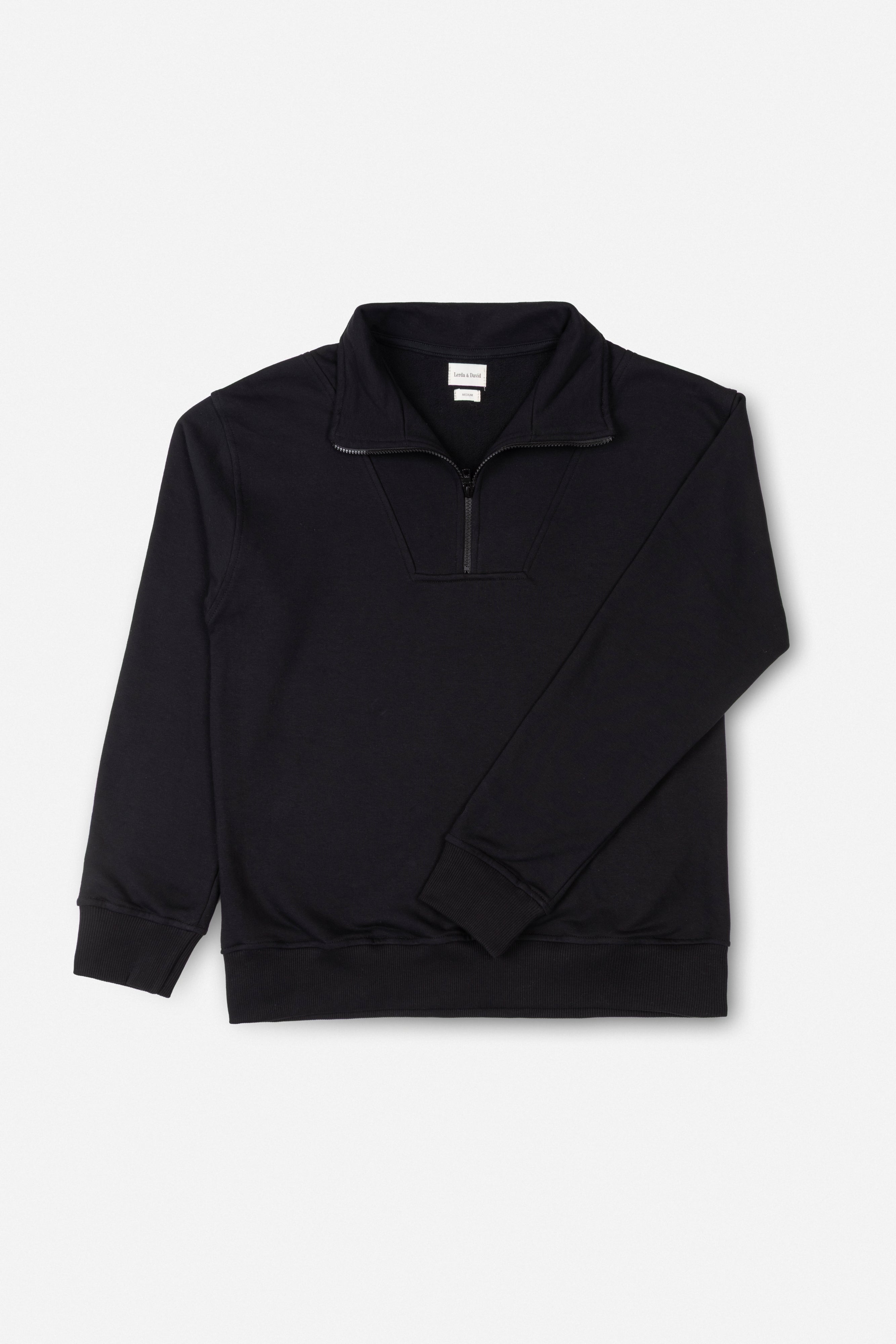 Buzo con cierre Negro – Lerda & David